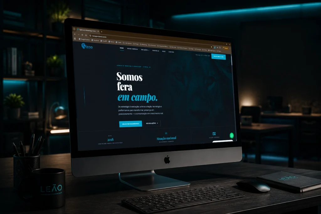 O novo site da Leão: uma decisão estratégica.